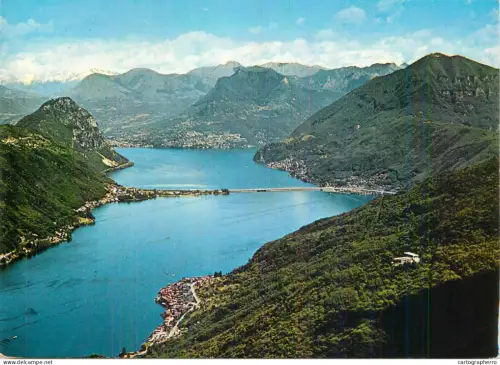 A5523 Switzerland Lago di Lugano vue generale