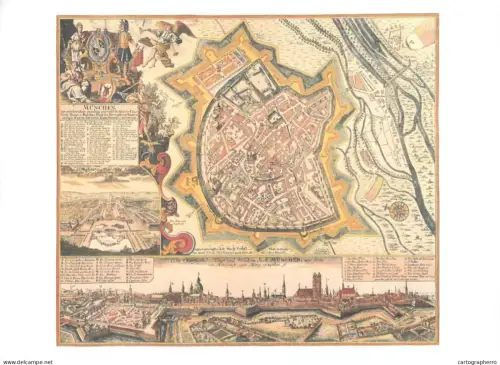Old Paper > Maps > Topographical maps > Munchen format 17 x 24 cm