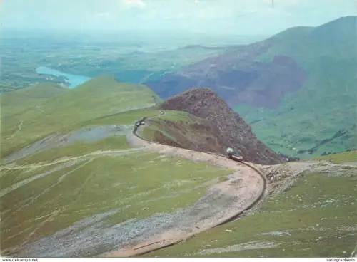 A5512 Wales Snowdon Mountain Railway panorama