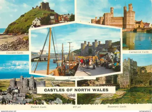 A5512 Wales North Wales castles multi