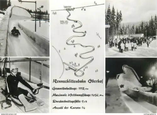 A5509 Renschlittenbahn Oberhof Winter sports multi view