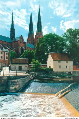 A5548 Sweden Uppsala Fryisan med Domkyrkan