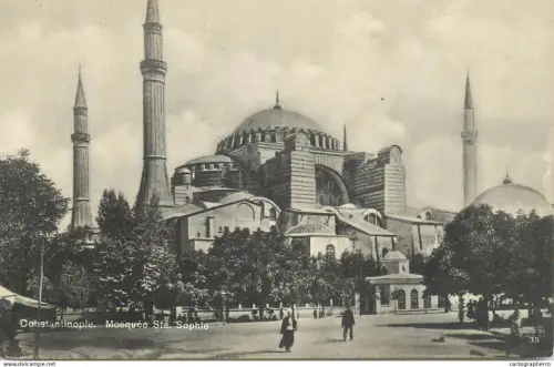 A5544 Turkey Constantinopol Istanbul Mosque St Sophia