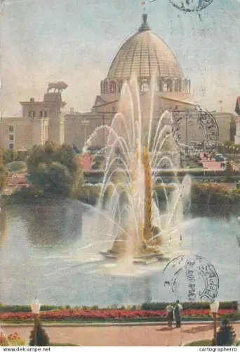 A5542 Russia USSR Moscow Zolotoy Kolos fountain Industrial and Agricultural Achievements Exhibitions
