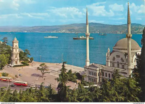 A5542 Turkey Istanbul Bosphorus and Dolmabahce Mosque