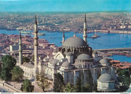 A5542 Turkey Istanbul Suleyman Mosque and Golden Horn