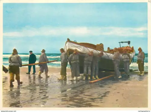 A5541 Denmark Vesterhavet fishermen types and scenes