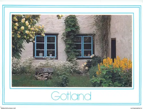 A5541 Sweden Gotland house detail view