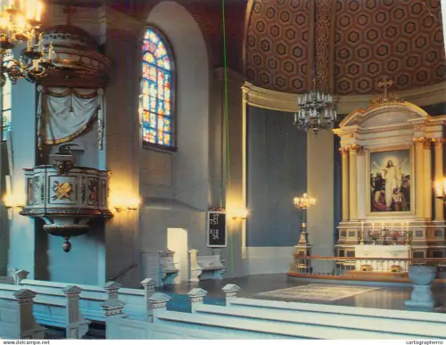 A5541 Sweden Landskrona Sofia Albertina kyrka interior view