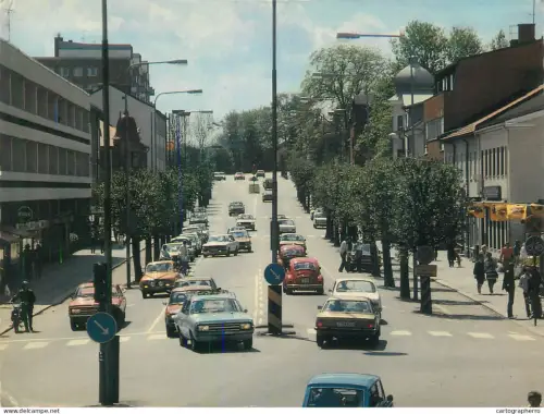 A5541 Sweden Almhult traffic street view