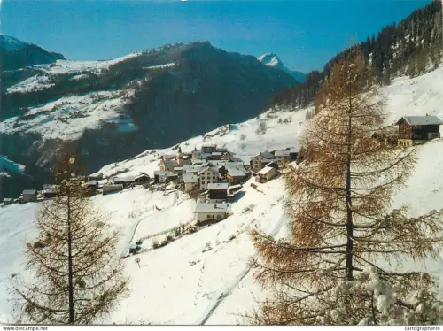 A5540 Switzerland Ubervaz Grubunden gegen Mutten und Piz Beverin