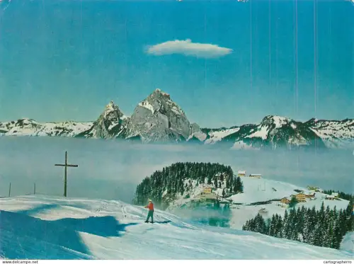 A5540 Switzerland Stoos mit Mythen und Nebelmeer