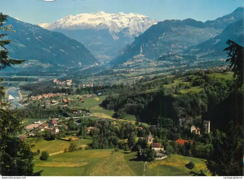A5539 Switzerland Blick ins Domleschg mit Ringelspitz