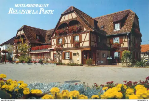 A0105 France La Wantzenau Hotel Restaurant LE RELAIS DE LA POSTE  Jerome et Genevieve Daull