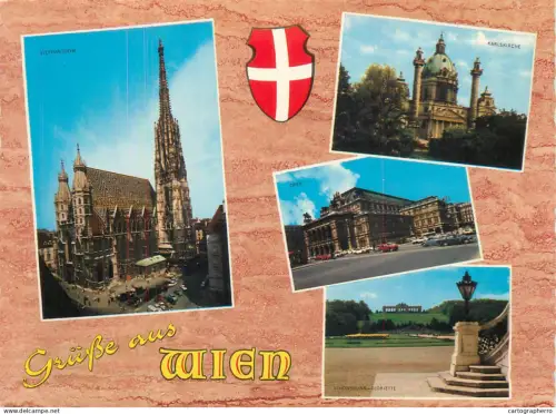 A5538 Austria Grusse aus Wien multi view