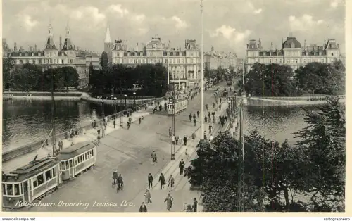 A5976 Copenhagen Dronning Louise bridge tramway