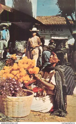 A5570 Mexico ethnic types and scenes street market