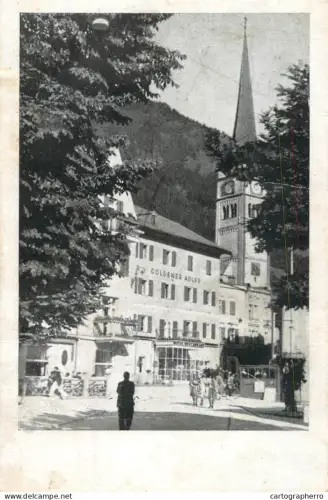 A5976 Bad Hofgastein Austria AK Hotel Moser "Zum goldenen Adler"