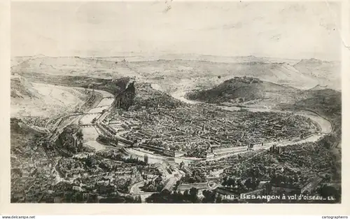 A5976 Besancon a vol d`oiseau