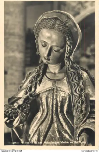 A5974 Salzburg Austria Photographic postcard Pacher Madonna