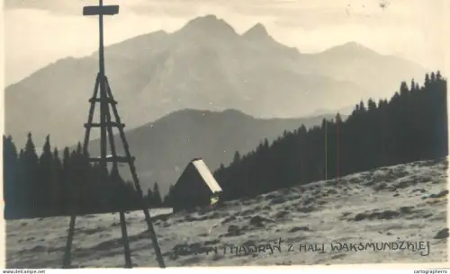 A5974 Polish Tatra Mountains photographic postcard