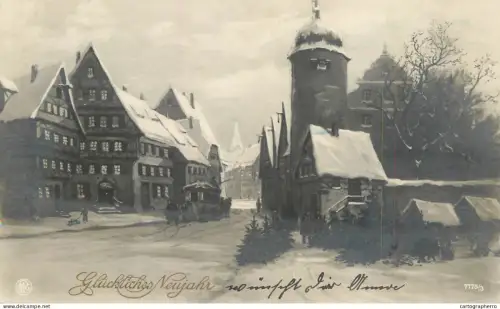 A5974 Künstler-AK, Bonne Annee