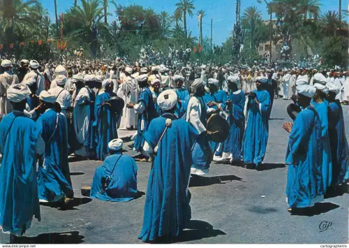 A5570 Morocco Marrakech folk festival ethnic types and scenes