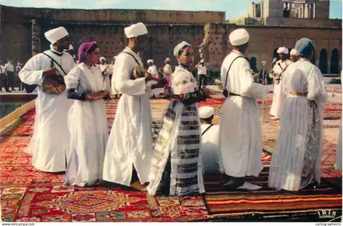 A5570 Maroc scenes et types danse berbere