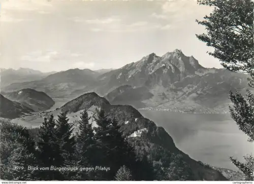 A5569 Switzerland Blick vom Burgenstock gegen Pilatus