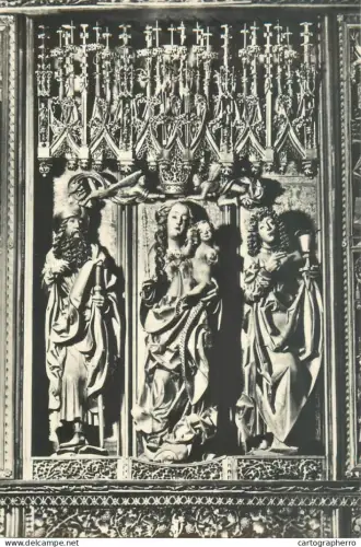 A5565 Slovakia Levoca Maitre Pavol La Vierge avec les apotres Saint Jacques et Saint Jean