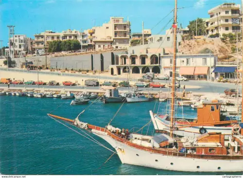 A5553 Greece Raphina landing stage harbour partial view