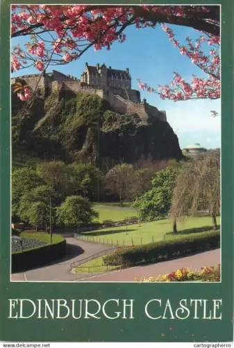 A5553 Scotland Edinburgh Castle in springtime