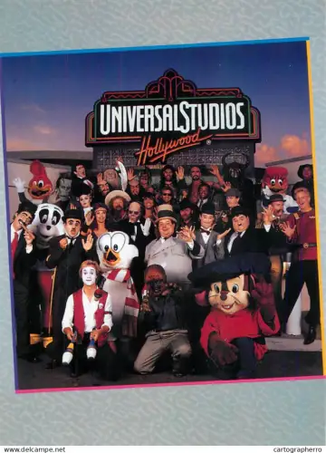 Universal Studios Hollywood - advertising poster postcard 12.5 x 17.5 cm