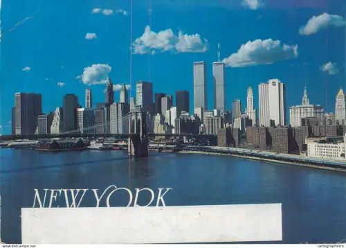 A5553 USA New York Brooklyn Bridge & Financial District in the background