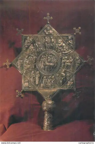 A5553 Romania Muzeul National de Arta al Romaniei Ripida 1685 Atelier Brasov Mesterul E.V