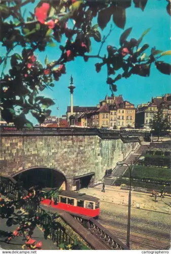 A5553 Poland Warsaw railway route tram