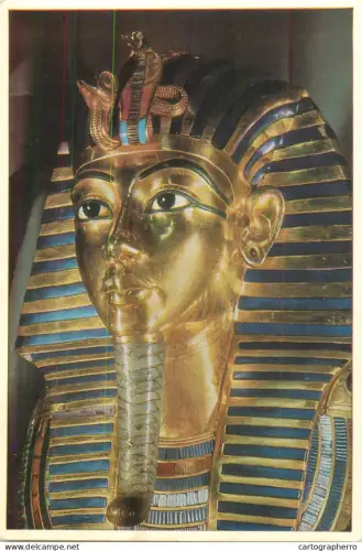 A5551 EgyptTutankhamen's Treasures Gold Funeral Mask