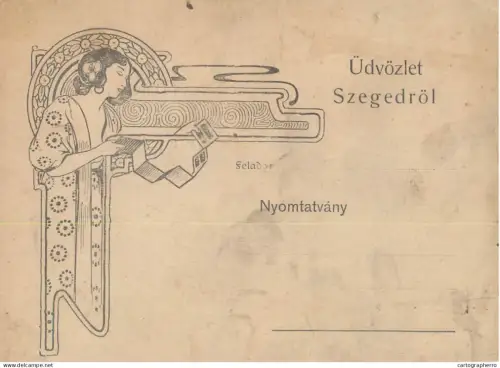 Hungary Szeged multi views 1900s