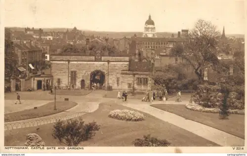 A6057 Nottingham castle gate and gardens