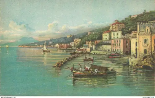 A6057 Napoli pittore G. Carelli