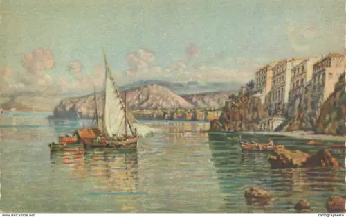 A6057 Sorrento pittore G. Carelli