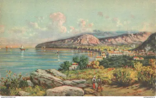 A6057 Sorrento pittore G. Carelli