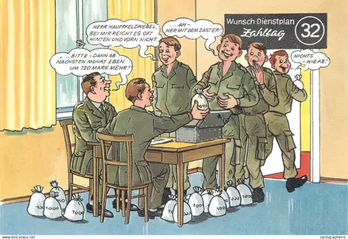 A6065 Military humor payday German Armed Forces