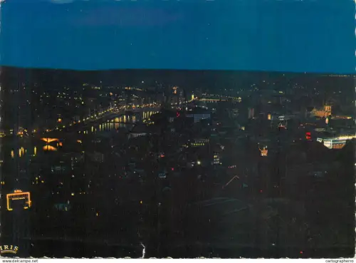 A5572 Belgium Liege vue de nuit panoramique