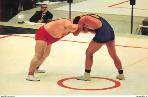 A6016 Heavyweight wrestling competition Tokyo Summer Olympics 1964