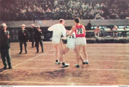 A6016 Tokyo Summer Olympics 1964 German athlete Willi Holdorf collapsed after winning the decathlon