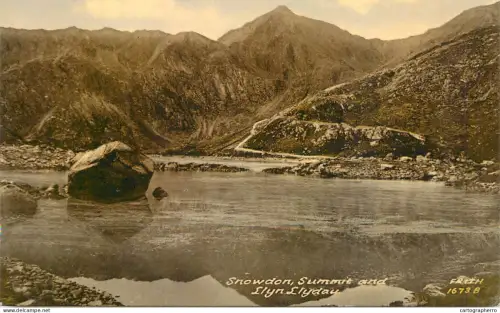 A6016 Llyn Llydaw and Snowdon Wales, UK