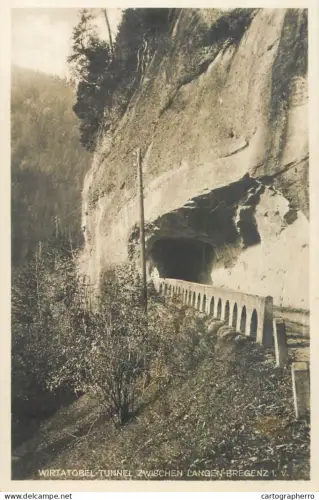 A5973 Wirtatobel Tunnel Zwischen Langen-Bregenz