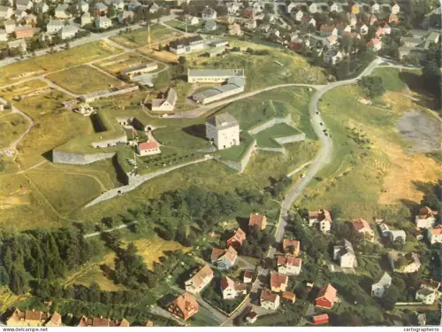 A5592 Norway Trondheim Kristiansten old fort aerial view