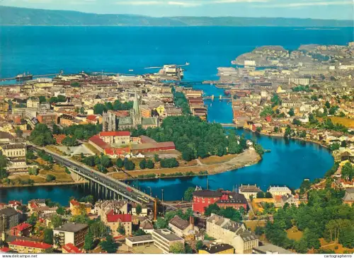 A5592 Norway Trondheim aerial view